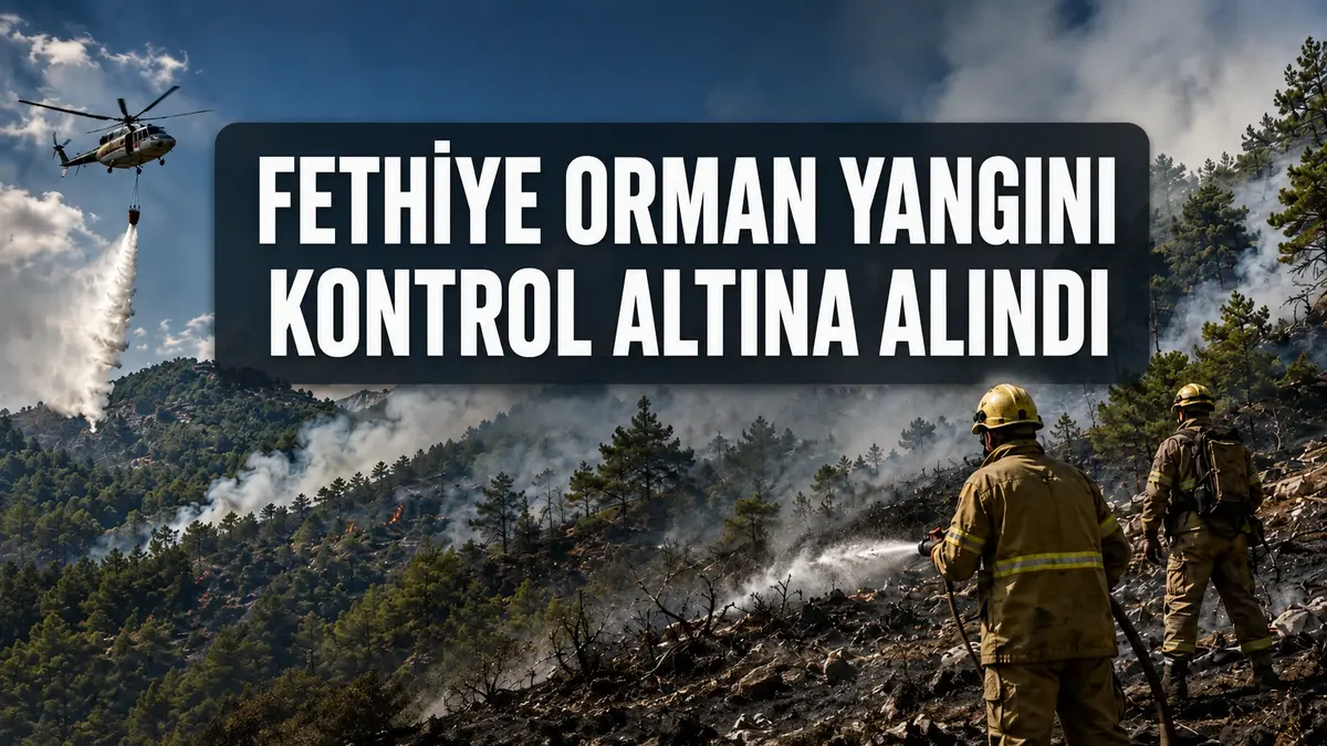 Fethiye Karagedik ve Foça mahallelerinde çıkan orman yangını havadan ve karadan müdahaleyle kontrol altına alındı.